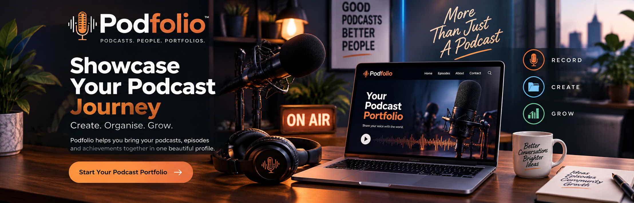 Podfolio podcast feedback